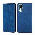 For Infinix Hot 11s NFC Skin Feel Magnetic Horizontal Flip Leather Phone Case(Blue) - 1
