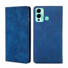 For Infinix Hot 12 Play Skin Feel Magnetic Horizontal Flip Leather Phone Case(Blue) - 1
