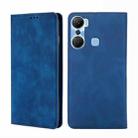 For Infinix Hot 12 Pro Skin Feel Magnetic Horizontal Flip Leather Phone Case(Blue) - 1