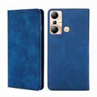 For Infinix Hot 20i Skin Feel Magnetic Horizontal Flip Leather Phone Case(Blue) - 1