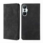 For Infinix Hot 20S Skin Feel Magnetic Horizontal Flip Leather Phone Case(Black) - 1