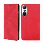 For Infinix Hot 20S Skin Feel Magnetic Horizontal Flip Leather Phone Case(Red) - 1