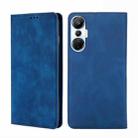 For Infinix Hot 20S Skin Feel Magnetic Horizontal Flip Leather Phone Case(Blue) - 1