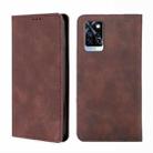 For Infinix Note 10 Pro Skin Feel Magnetic Horizontal Flip Leather Phone Case(Dark Brown) - 1