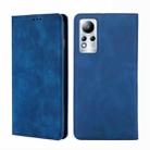 For Infinix Note 11 Skin Feel Magnetic Horizontal Flip Leather Phone Case(Blue) - 1