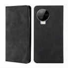 For Infinix Note 12 Pro 4G/Note 12 2023 Skin Feel Magnetic Horizontal Flip Leather Phone Case(Black) - 1