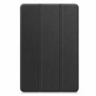 For Xiaomi Redmi Pad 2 Custer Texture 3-Fold Holder Leather Smart Tablet Case(Black) - 3