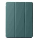 Clear Acrylic Leather Tablet Case For iPad Air 2 / Air / 9.7 2018 / 9.7 2017(Dark Green) - 2