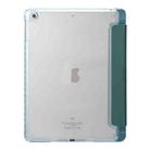 Clear Acrylic Leather Tablet Case For iPad Air 2 / Air / 9.7 2018 / 9.7 2017(Dark Green) - 3