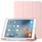 Clear Acrylic Leather Tablet Case For iPad Air 2 / Air / 9.7 2018 / 9.7 2017(Pink) - 1
