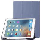 Clear Acrylic Leather Tablet Case For iPad Air 2 / Air / 9.7 2018 / 9.7 2017(Lavender) - 1