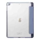 Clear Acrylic Leather Tablet Case For iPad Air 2 / Air / 9.7 2018 / 9.7 2017(Lavender) - 3