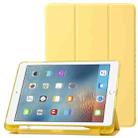 Clear Acrylic Leather Tablet Case For iPad Air 2 / Air / 9.7 2018 / 9.7 2017(Yellow) - 1