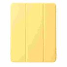 Clear Acrylic Leather Tablet Case For iPad Pro 12.9 2022/ 2021 / 2020 / 2018(Yellow) - 2