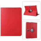 For OPPO Pad 2 360 Degree Rotation Litchi Texture Leather Tablet Case(Red) - 1