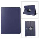 For OPPO Pad 2 360 Degree Rotation Litchi Texture Leather Tablet Case(Dark Blue) - 1