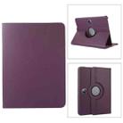 For OPPO Pad 2 360 Degree Rotation Litchi Texture Leather Tablet Case(Purple) - 1