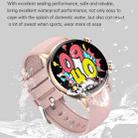 HK39 1.1 inch Smart Silicone Strap Watch Supports Bluetooth Call/Blood Oxygen Monitoring(Pink) - 9