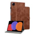 For Xiaomi Pad 6 / Pad 6 Pro Tiger Pattern Flip Leather Tablet Case(Brown) - 1