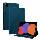 For Xiaomi Pad 6 / Pad 6 Pro Butterfly Flower Embossed Leather Tablet Case(Blue) - 1
