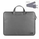 Waterproof PU Laptop Bag Inner Bag, Size:13 / 14 inch(Grey) - 1