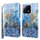 For Xiaomi 13 Pro 3D Painting Pattern Flip Leather Phone Case(Milky Way) - 1