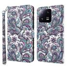 For Xiaomi 13 Pro 3D Painting Pattern Flip Leather Phone Case(Swirl Pattern) - 1