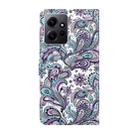 For Xiaomi Redmi Note 12 4G Global 3D Painting Pattern Flip Leather Phone Case(Swirl Pattern) - 3