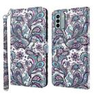 For Nokia G22 3D Painting Pattern Flip Leather Phone Case(Swirl Pattern) - 1