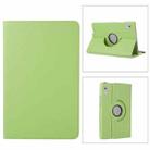 For Lenovo Tab M9 360 Degree Rotation Litchi Texture Tablet Leather Case with Holder(Green) - 1