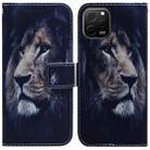 For Huawei nova Y61 / Enjoy 50z Coloured Drawing Flip Leather Phone Case(Lion) - 1