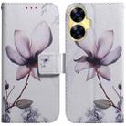 For Realme C55 Coloured Drawing Flip Leather Phone Case(Magnolia) - 1