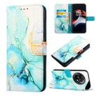 For OnePlus Ace 2 5G / 11R 5G PT003 Marble Pattern Flip Leather Phone Case(LS003) - 1