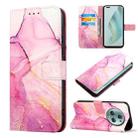 For Honor Magic5 Pro PT003 Marble Pattern Flip Leather Phone Case(LS001) - 1