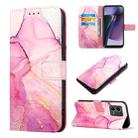 For Motorola Moto G Stylus 5G 2023 PT003 Marble Pattern Flip Leather Phone Case(LS001) - 1