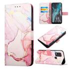 For Nokia C22 PT003 Marble Pattern Flip Leather Phone Case(LS005) - 1