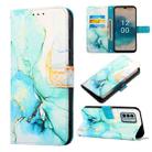 For Nokia G22 PT003 Marble Pattern Flip Leather Phone Case(LS003) - 1