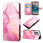 For Nokia G22 PT003 Marble Pattern Flip Leather Phone Case(LS001) - 1