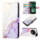 For OPPO Find X6 PT003 Marble Pattern Flip Leather Phone Case(LS006) - 1