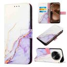 For OPPO Find X6 Pro PT003 Marble Pattern Flip Leather Phone Case(LS006) - 1