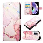 For Realme 10 Pro 5G PT003 Marble Pattern Flip Leather Phone Case(LS005) - 1