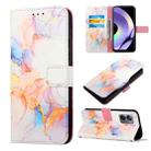 For Realme 10 Pro 5G PT003 Marble Pattern Flip Leather Phone Case(LS004) - 1