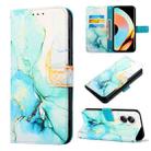 For Realme 10 Pro+ 5G PT003 Marble Pattern Flip Leather Phone Case(LS003) - 1