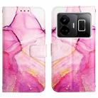 For Realme GT Neo 5 5G / GT3 PT003 Marble Pattern Flip Leather Phone Case(LS001) - 1