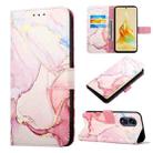 For OPPO Reno8 T 5G / A1 Pro 5G Global PT003 Marble Pattern Flip Leather Phone Case(LS005) - 1