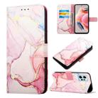 For Xiaomi Redmi Note 12 4G Global PT003 Marble Pattern Flip Leather Phone Case(LS005) - 1