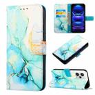 For Xiaomi Redmi Note 12 Pro+ 5G Global / Note 12 Explorer PT003 Marble Pattern Flip Leather Phone Case(LS003) - 1