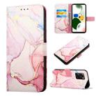For Xiaomi Poco X5 Pro 5G PT003 Marble Pattern Flip Leather Phone Case(LS005) - 1