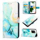 For Xiaomi Poco X5 Pro 5G PT003 Marble Pattern Flip Leather Phone Case(LS003) - 1