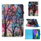 For iPad Pro 11 (2020) Colored Drawing Horizontal Flip Leather Tablet Case, with Sleep / Wake-up Function & Holder & Card Slo & Wallet(Color Tree) - 1